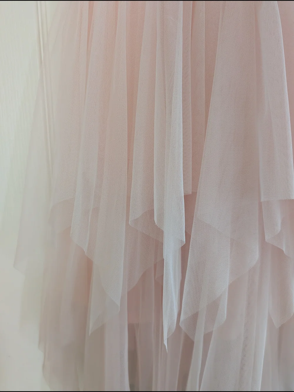 Girls Pink Tulle Party Dress with White Lace Bodice